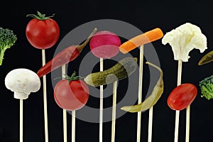 Vegetables arrangement