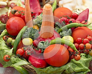 Vegetables arrangement