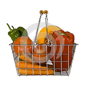 Vegetables in basket