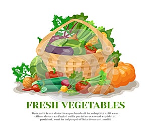 Vegetables Basket Still Life