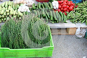 Vegetables at bazaar