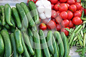 Vegetables at bazaar