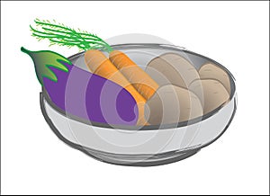 Vegetables in a bowl