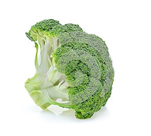 Vegetables broccoli isolated on white background