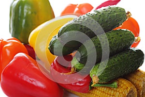 Vegetables in a bulk