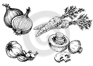 Vegetables collection