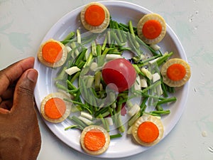 VEGETABLES AND CULINARY ART photo