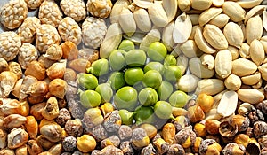 vegetables and dry fruits together