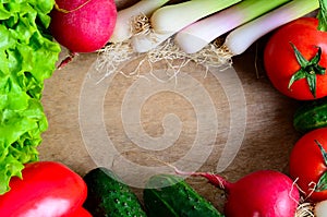 Vegetables frame