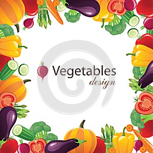 Vegetables frame
