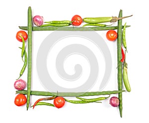 Vegetables frame