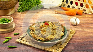 Vegetables Fried or Bakwan goreng or Bala bala is a traditional food from Indonesia