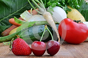 Vegetables and fruit
