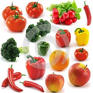 Vegetables and fruits photo