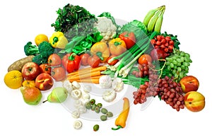 Vegetables and Fruits Arrangement 2