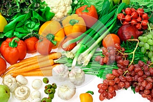 Vegetables and Fruits Arrangement 3