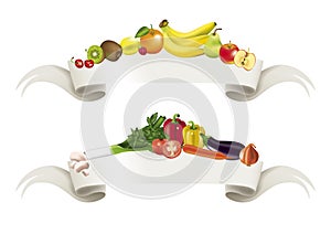 Vegetables Fruits Banner photo