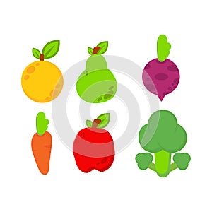 Vegetables illustration. world vegan day, healthy food illustration design