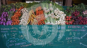 Vegetables at Jean Talon Market, Montreal photo