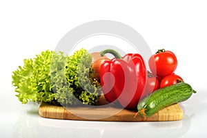 Vegetables in kitchen