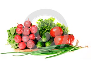 Vegetables in kitchen