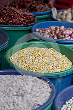 Vegetables at the market in Sri Lanka