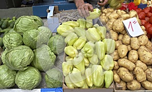 Zelenina trhy 