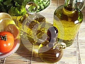 Vegetables and oliveoil