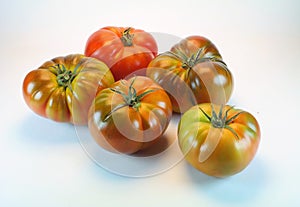 Vegetables photography pieces and seson fruits tomato