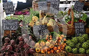 Vegetables for sale