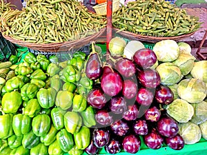 Vegetables for sale in open market-7