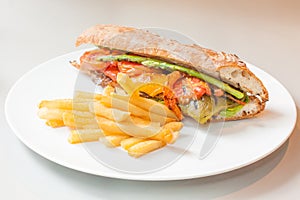 Vegetables sandwitch - healthy food