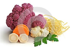 Vegetables soup ingredients photo