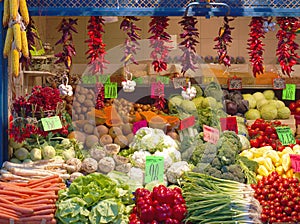 Vegetables stall