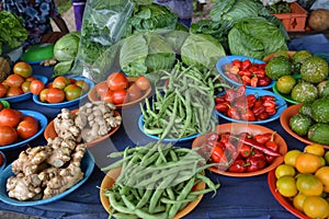 Vegetables stall