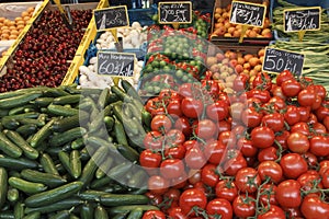 Vegetables stall