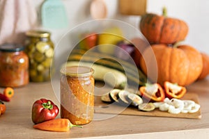 Vegetables on the table