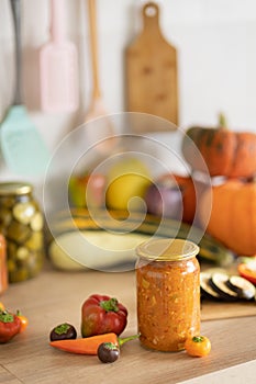 Vegetables on the table