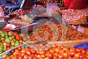 Vegetables on Tomohon market