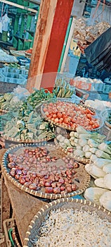vegetables in traditional markets