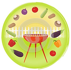 Vegetarian barbecue