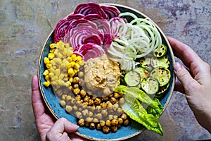 Vegetarian Buddha bowl
