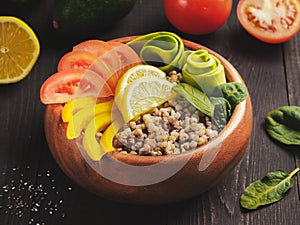 Vegetarian buddha bowl