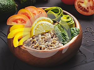 Vegetarian buddha bowl