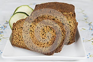 Vegetarian cake made with vegetables