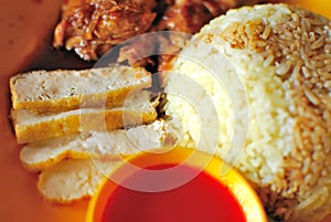 Vegetarian chicken rice