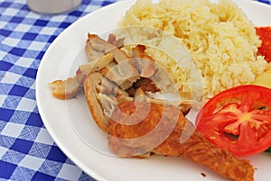 Vegetarian chicken rice