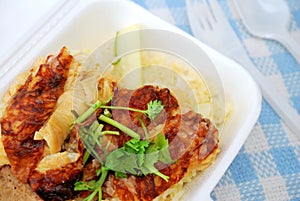 Vegetarian chicken rice