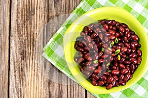 Vegetarian dish of red bean protein