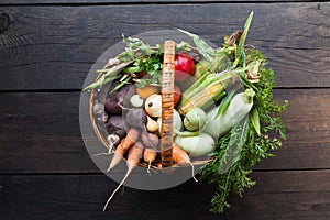 Vegetarian food background, fresh healthy ingredients. Raw food salad